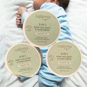 Baby Skincare Natemia is 3-In-1 Face and Body Cream